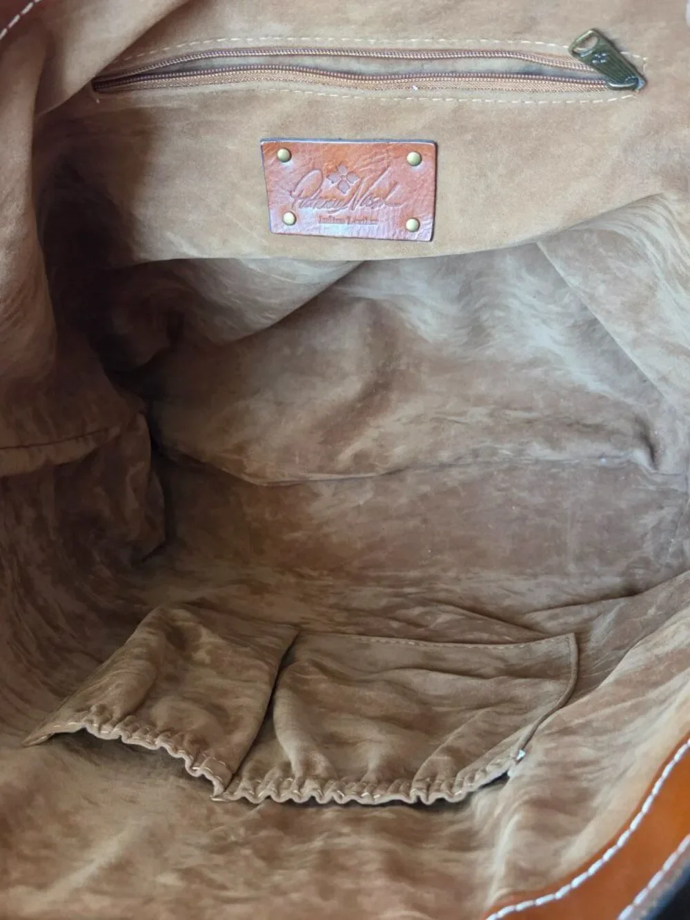 LIKE NEW PATRICIA NASH GENUINE LEATHER TOTE LARGE